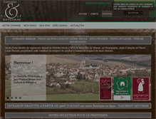 Tablet Screenshot of domainebersan.com